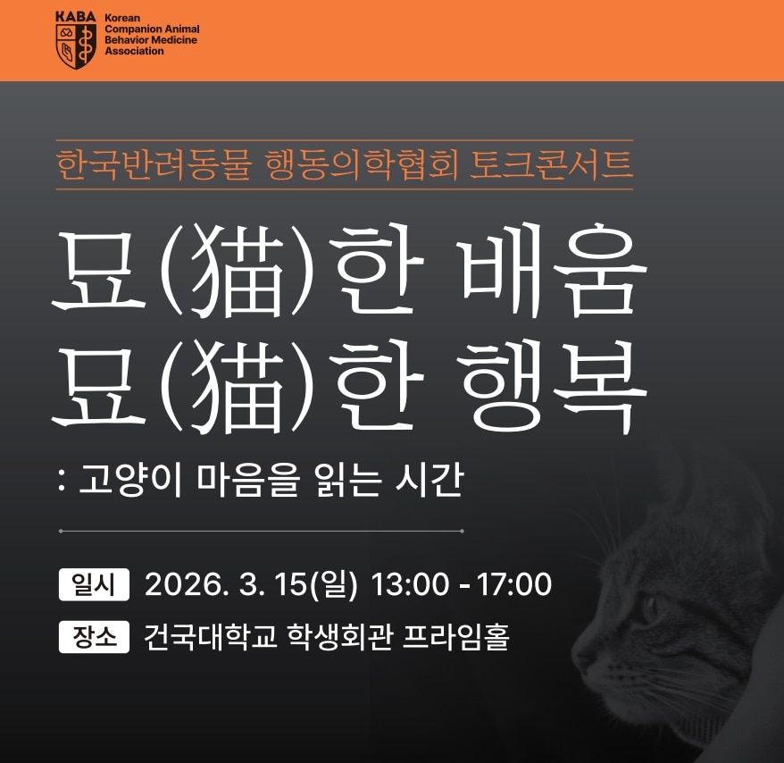 고양이 마음 읽고 싶다면...묘(猫)한 배움·행복 토크콘서트 15일 개최 - 뉴스 썸네일 이미지
