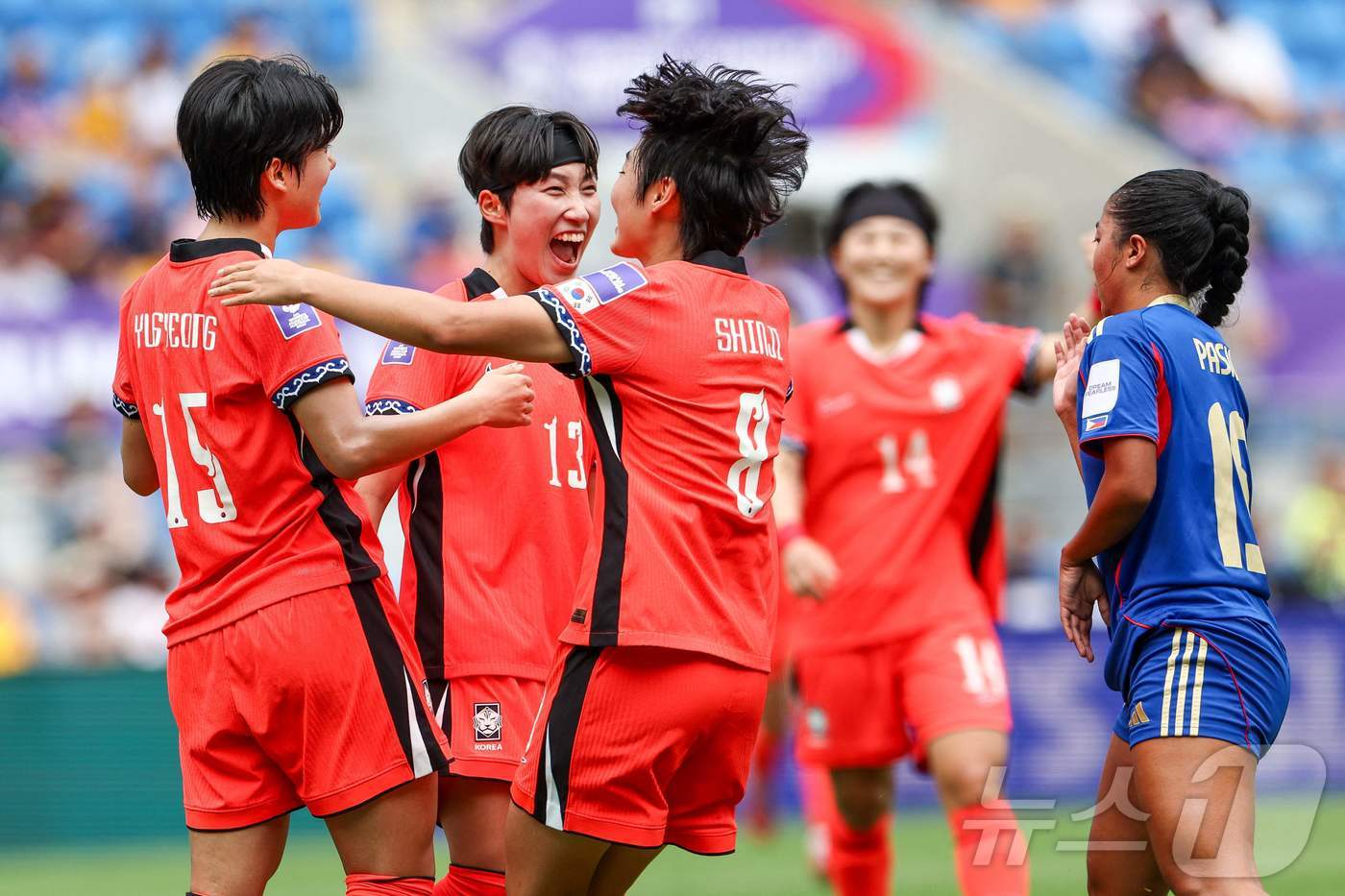 FBL-AFC-WOMEN-PHI-KOR ⓒ AFP=뉴스1