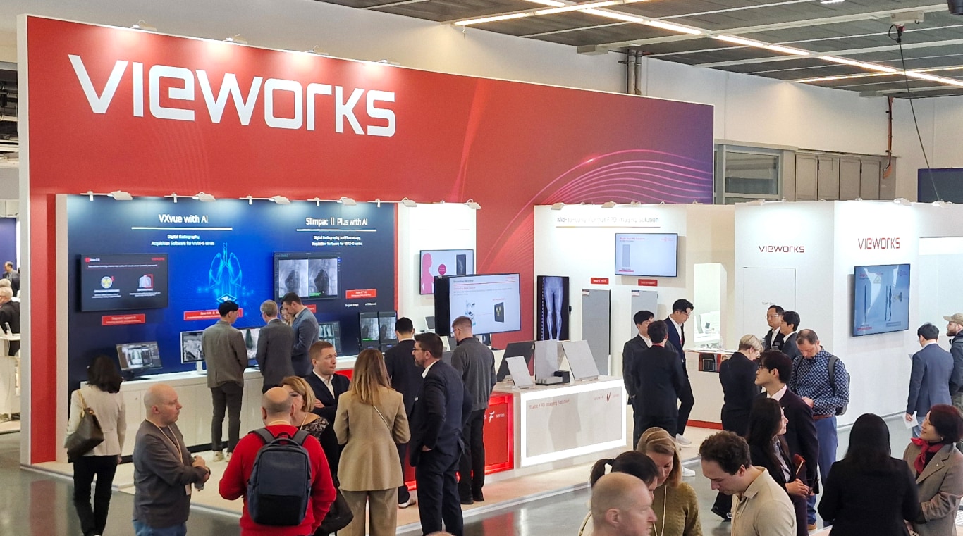 'ECR 2026'의 뷰웍스 부스 전경. (뷰웍스 전경)