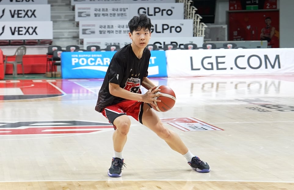 안양 정관장의 첫 유소년 연고지명 선수 박하율. (안양 정관장 제공)