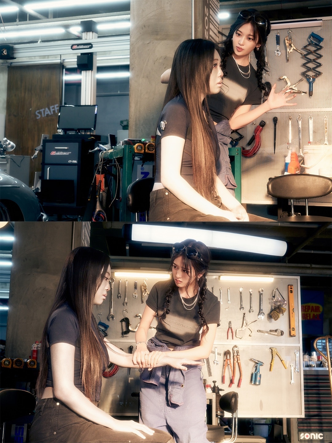 이영지 뮤직비디오에 출연한 안유진