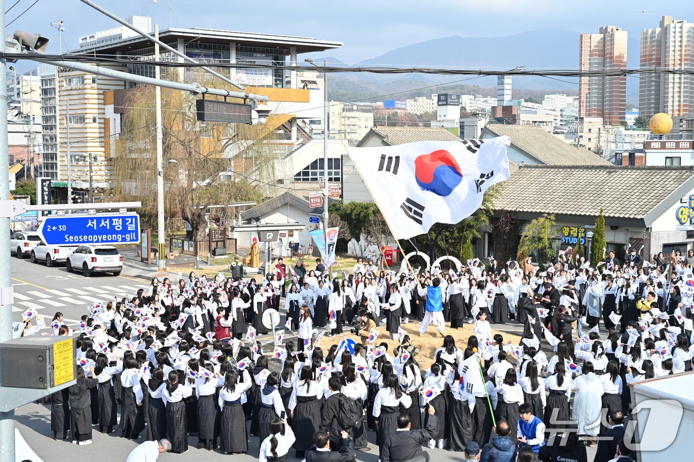 6일 광주 남구 양림동 일원에서 제107주년 광주 3·10 독립만세운동 재현행사가 열리고 있다.(광주 남구 제공. 재판매 및 DB 금지)