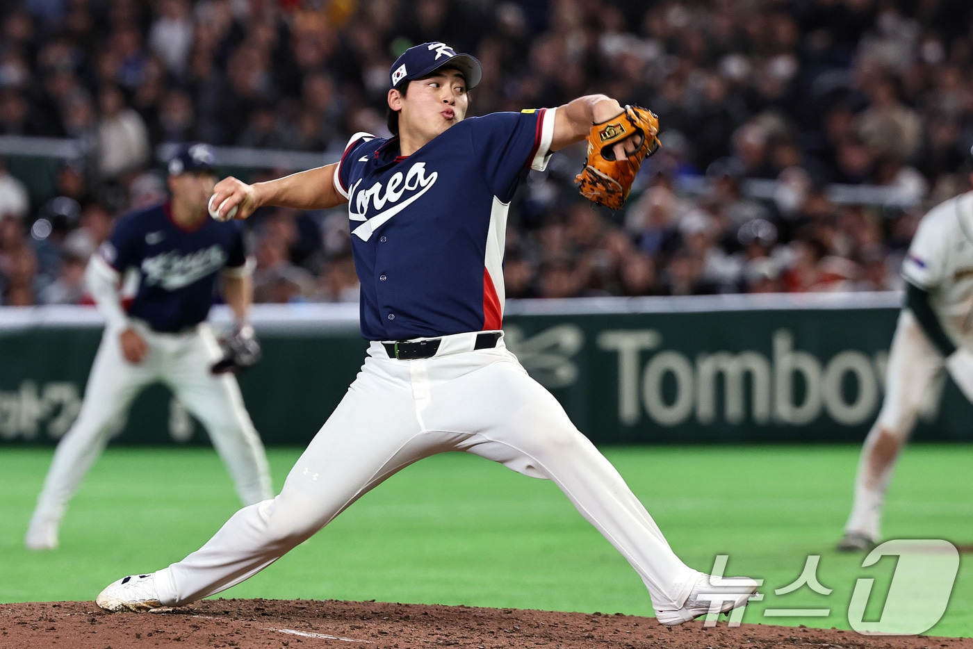 2026 WBC 호주전에서 역투하는 조병현