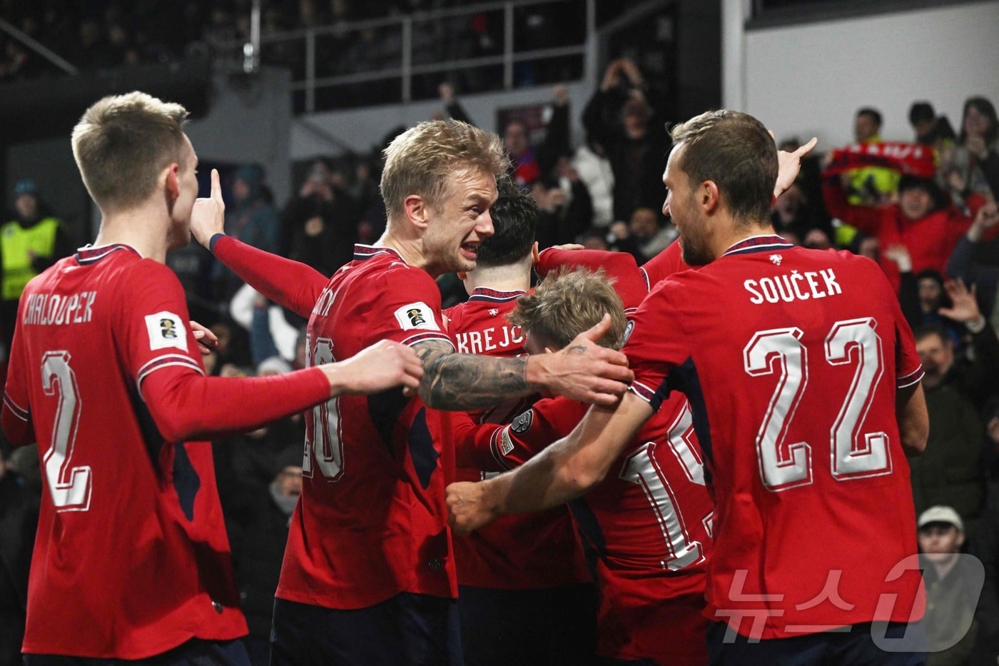 20년 만에 월드컵에 진출한 체코.  ⓒ AFP=뉴스1