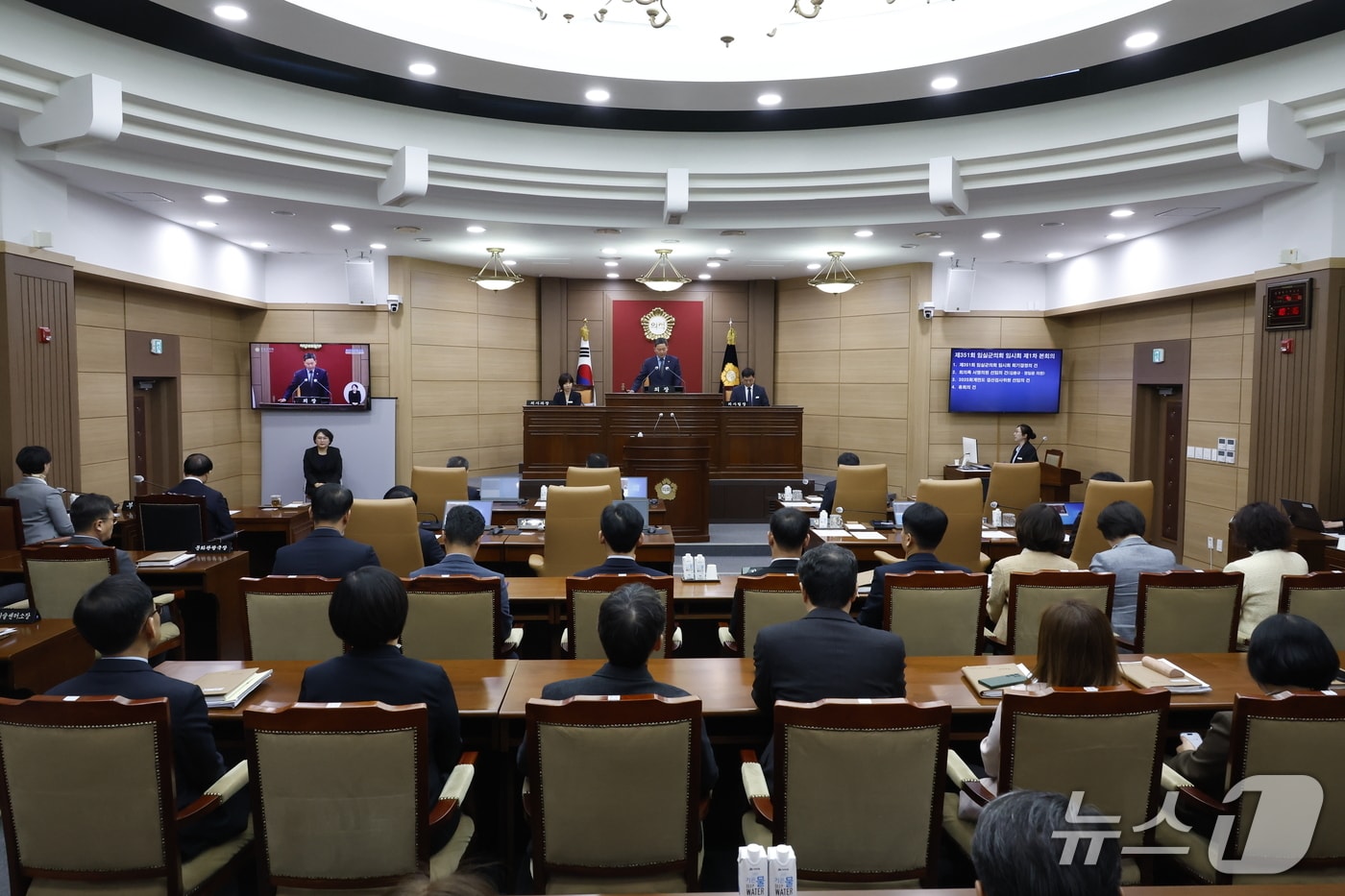 1일 전북 임실군의회가 제351회 임시회를 개회하고 있다.(의회제공, 재판매 및 DB금지)2026.4.1/뉴스1
