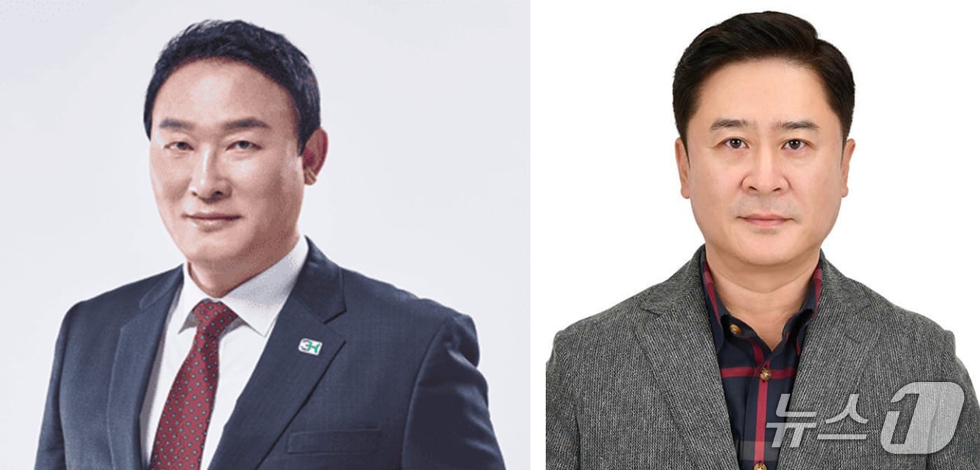 산업포장과 국무총리 표창을 수상한 정영재 ㈜쓰리에이치 대표이사(왼쪽)와 배용상 고광산업㈜ 배용상 대표이사.(대구상의 제공, 재판매 및 DB 금지)