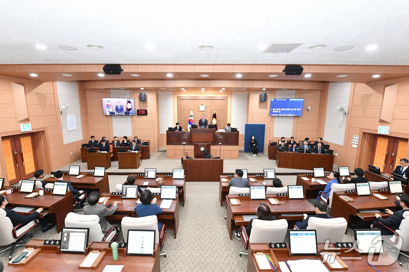 김해시의회가 1일 제278회 임시회 1차 본회의를 열고 있다.(김해시의회 제공. 재판매 및 DB금지)