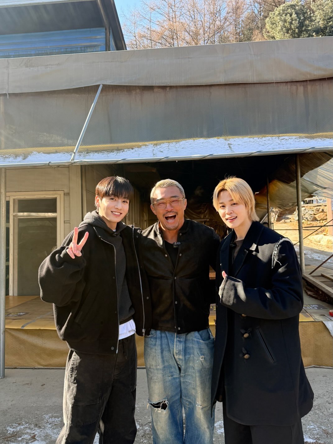 방탄소년단 정국, 추성훈, 지민(왼쪽부터, 추성훈 SNS)