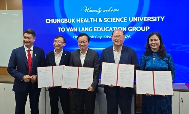 충북보건과학대학교-베트남 대학들 업무협약.(충북보건과학대 제공. 재판매 및 DB금지)