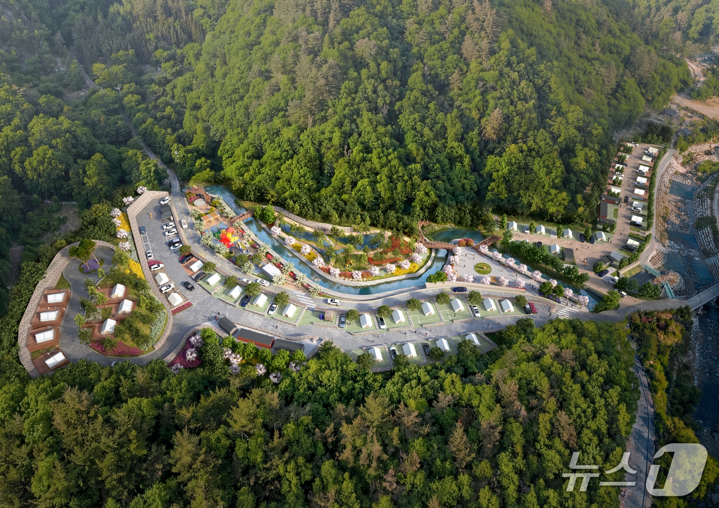 울주군 대운산 여가녹지 조성사업 조감도. (울주군 제공. 재판매 및 DB 금지) /뉴스1