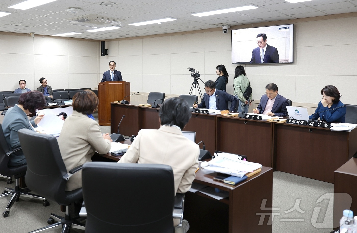 여수시의회가 7일 여수문화재단 대표이사에 대한 인사청문회를 진행하고 있다. (여수시의회 제공. 재판매 및 DB금지) 2026.4.10 ⓒ 뉴스1 김성준 기자
