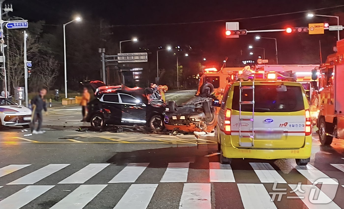 사고 현장.(기장경찰서 제공. 재판매 및 DB금지)