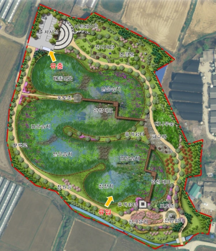 음성군 대소면 온새미 수변공원 조감도.(음성군 제공. 재판매 및 DB금지)