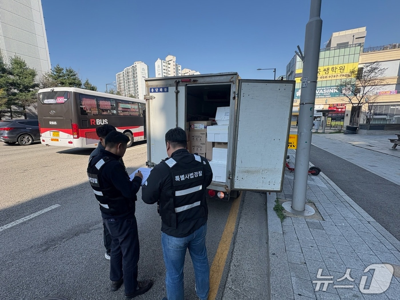 단속 현장.(시흥시 제공)