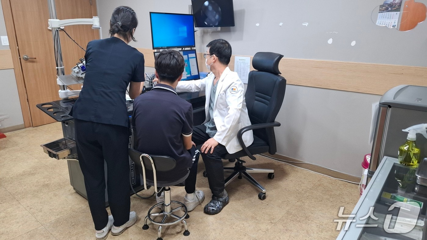 삼성합천병원 소아청소년 진료 장면(합천군 제공. 재판매 및 DB금지).