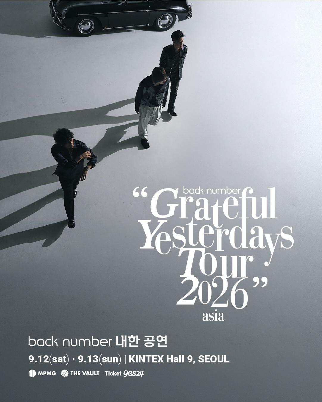 밴드 백넘버 내한공연 포스터