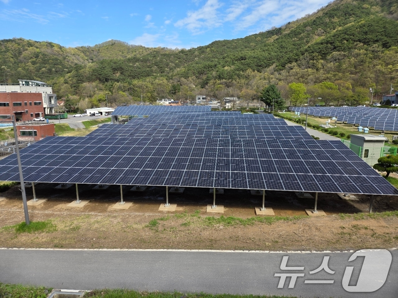 용연정수장 태양광발전소 자료사진. (광주광역시 제공. 재판매 및 DB금지) 2026.4.14 ⓒ 뉴스1