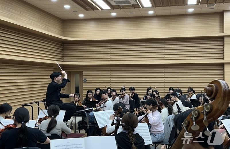 인천시립청소년교향악단 연습 사진 (인천시 제공.재판매 및 DB금지)