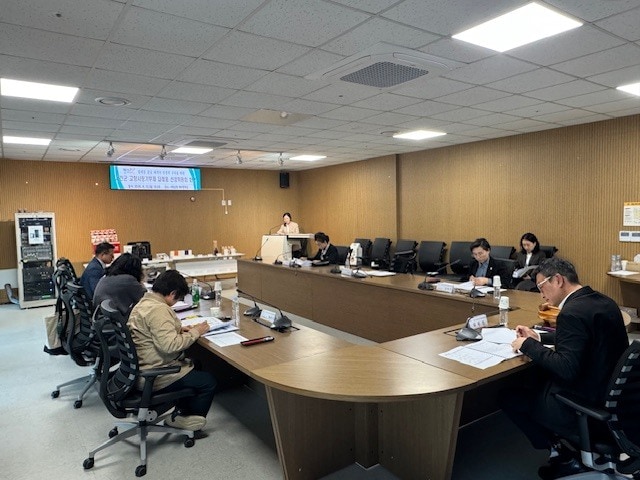 고향사랑기부제 답례품 선정위원회 진행 모습.(서천군 제공. 재판매 및 DB금지)/뉴스1