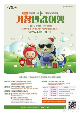 거창반값여행 안내문.