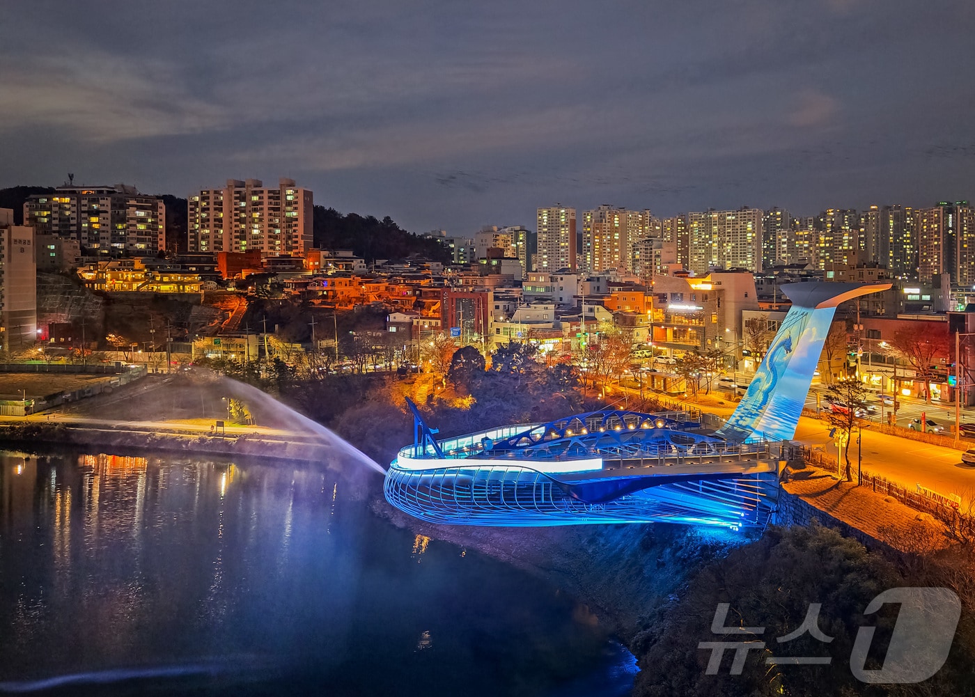 태화루(용금소) 스카이워크 전경.(울산시 제공. 재판매 및 DB금지) 