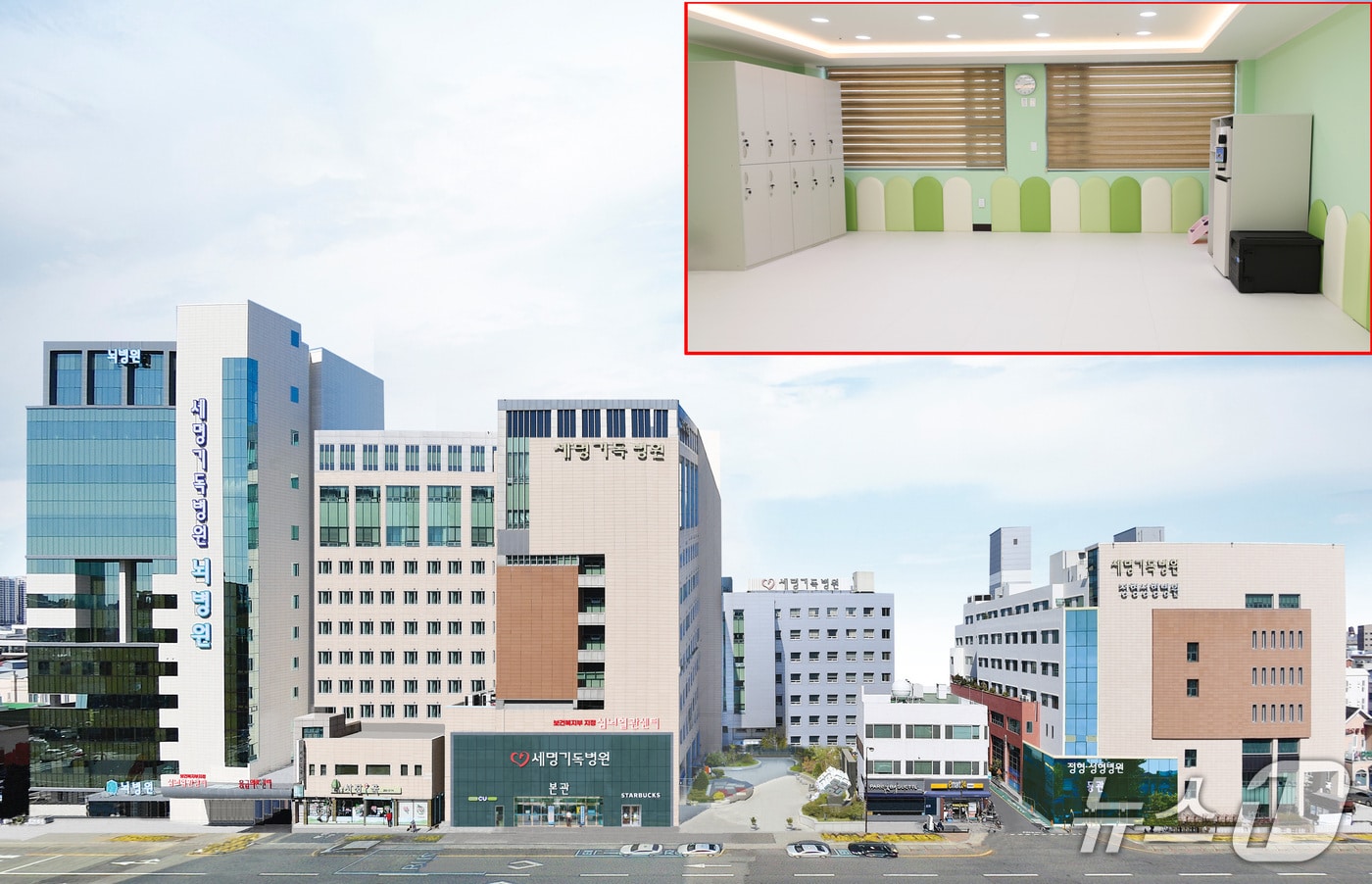 경북 포항세명기독병원 전경, 소아재활치료 병동 내부 모습.(세명기독병원 제공, 재판메 및 DB금지) 2026.4.15/뉴스1 