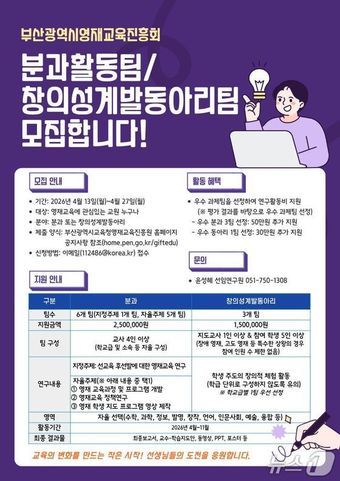 (부산시교육청 제공) 재판매 및 DB금지