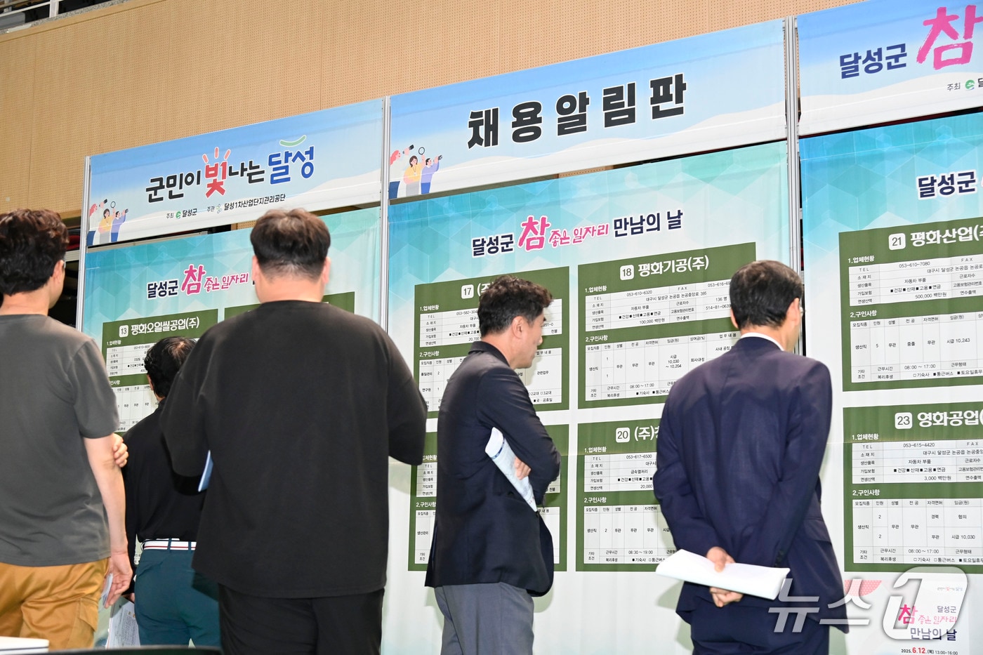 대구 달성군은 오는 22일 군민체육관에서 취업박람회를 개최한다.(대구 달성군 제공. 재판매 및 DB금지)