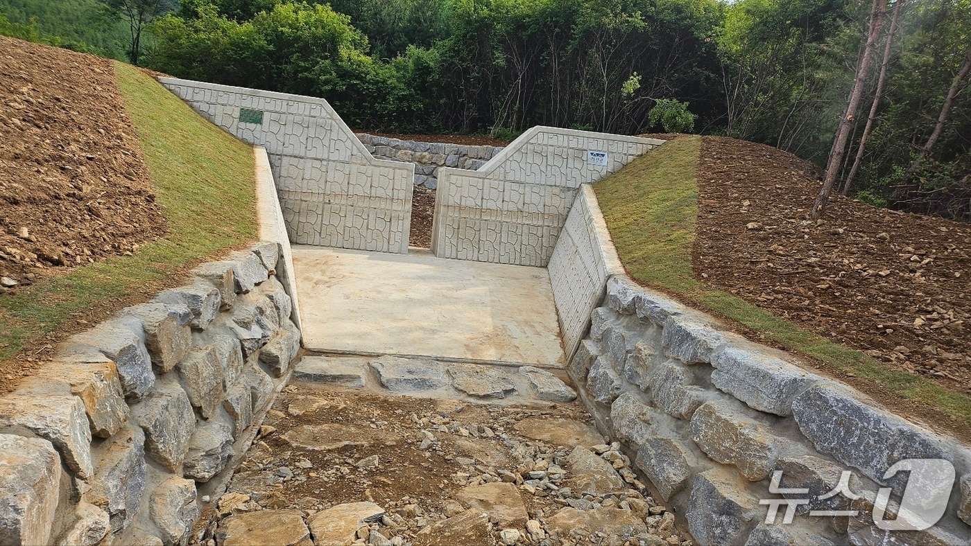 강원 정선군의 사방댐 자료 사진. (정선군 제공. 재판매 및 DB금지) 2026.4.16/뉴스1