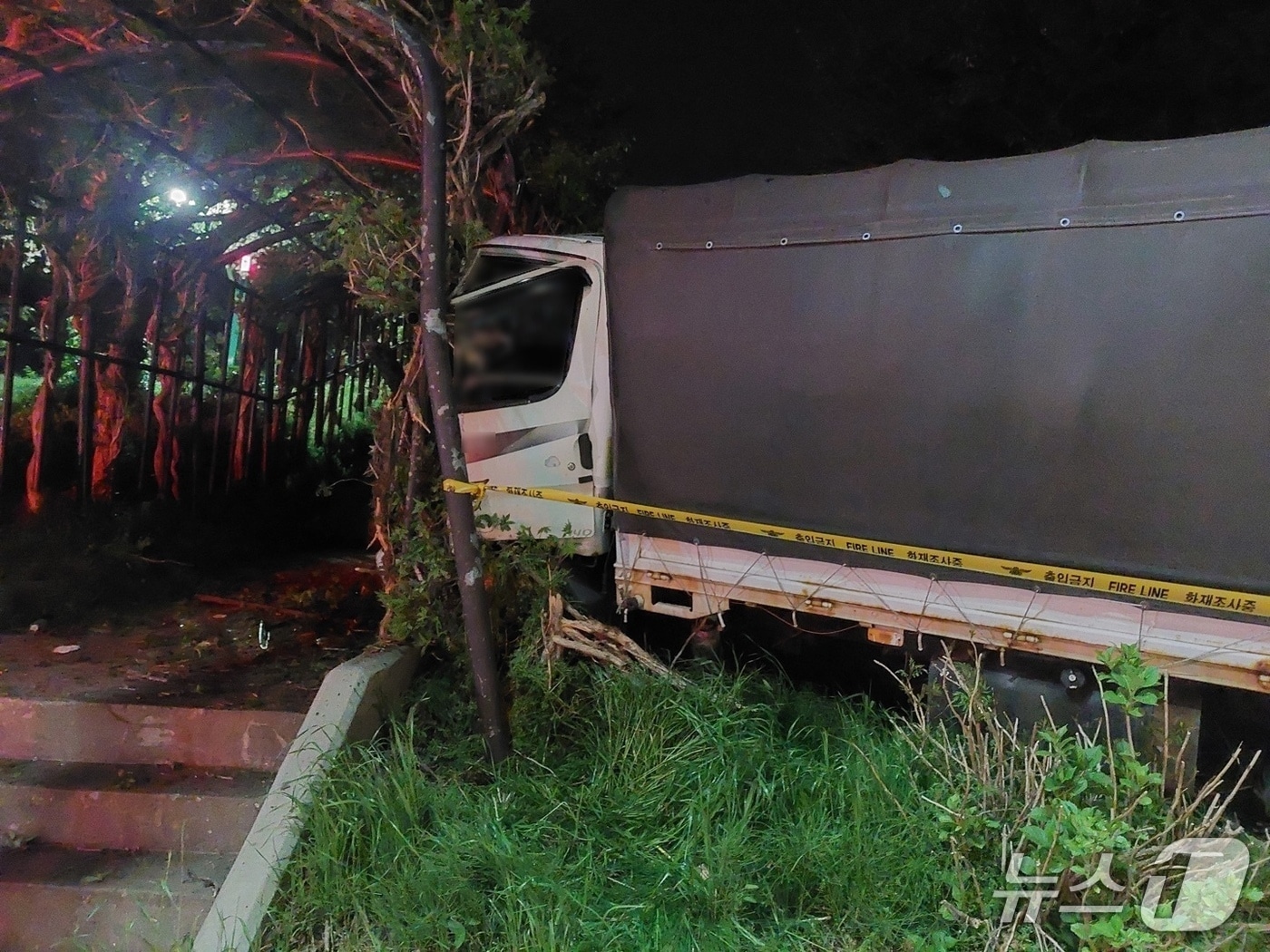 사고 차량 모습 (경찰 제공. 재판매 및 DB금지)