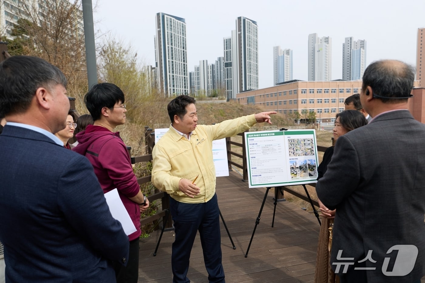 현장 점검하는 오세현 시장.(아산시청 제공. 재판매 및 DB금지)
