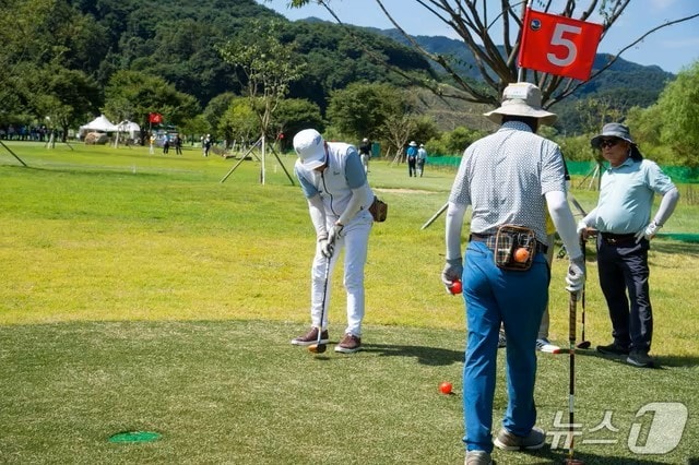  제천 청풍호 파크골프장.(제천시 제공. 재판매 및 DB금지)
