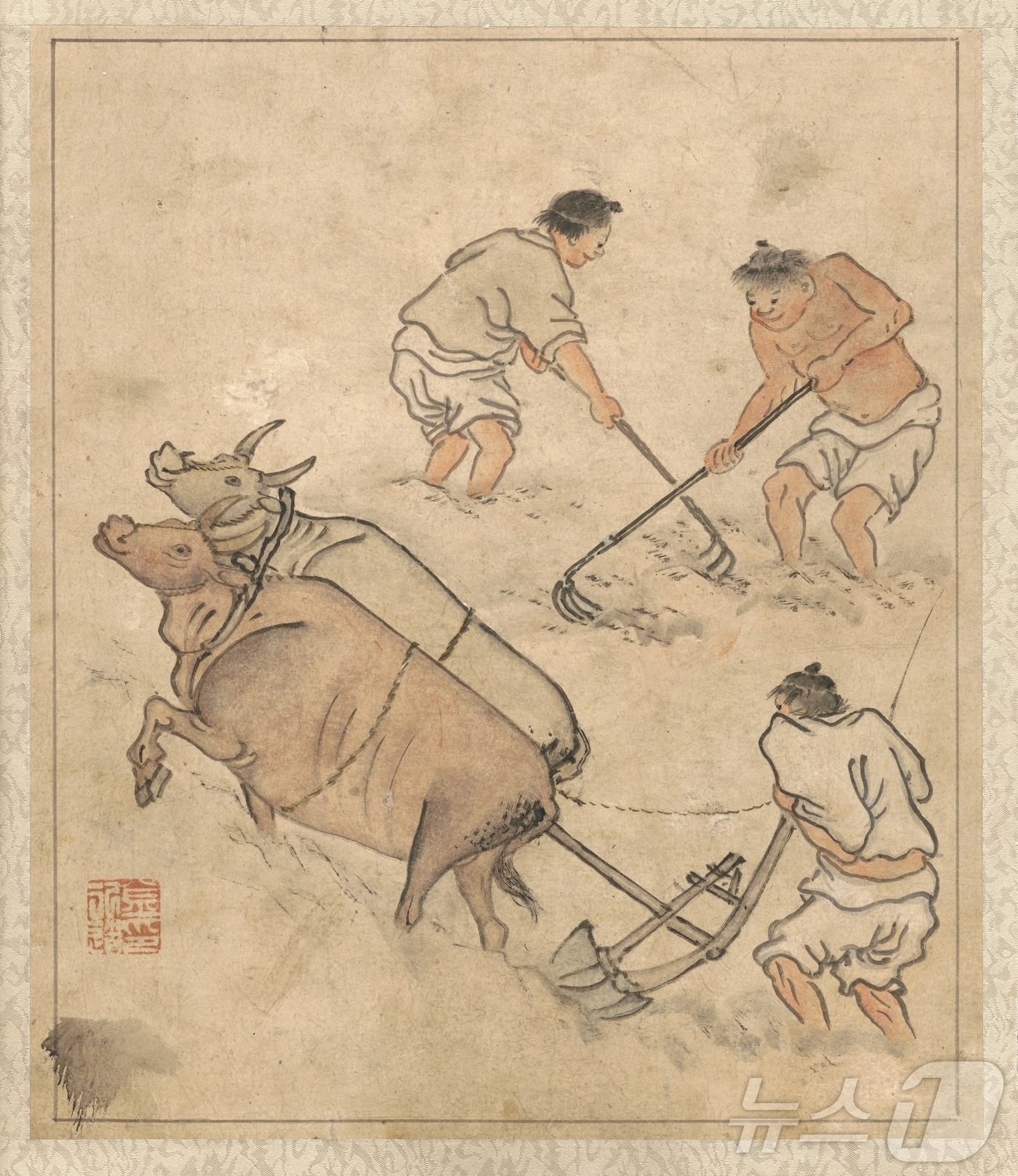 한국국학진흥원은 2일 곡우를 맞아 ‘웹진 담談’ 146호(2026년 4월호)를 발행했다.사진은 단원 풍속도/뉴스1