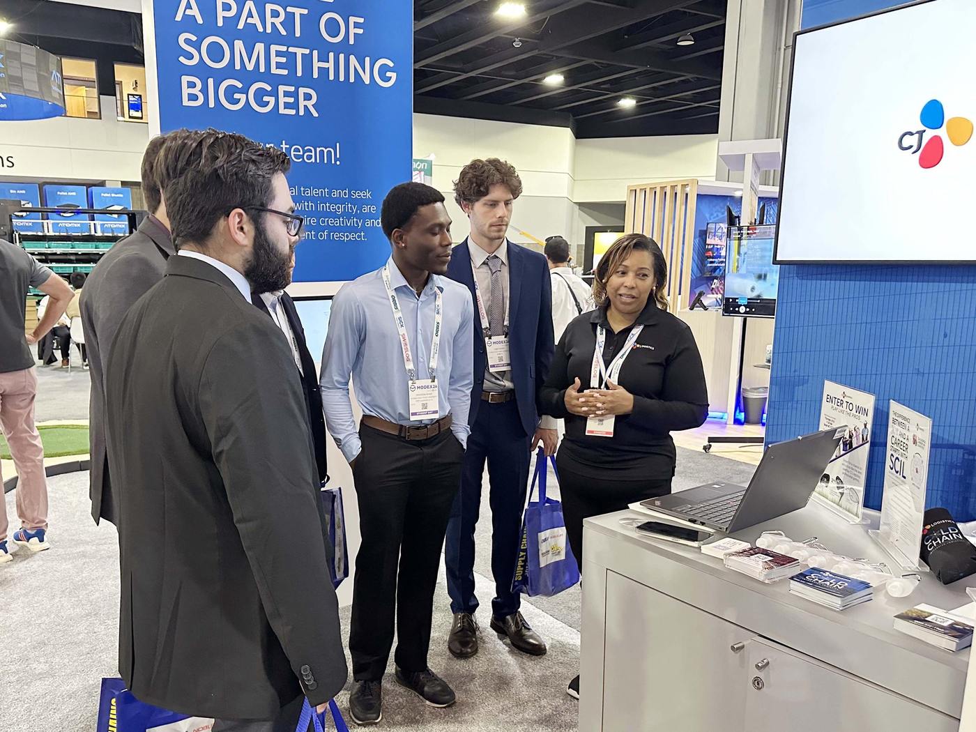 "AI로 제3자 물류 경쟁력 강화"…CJ대한통운, '북미 MODEX' 참가