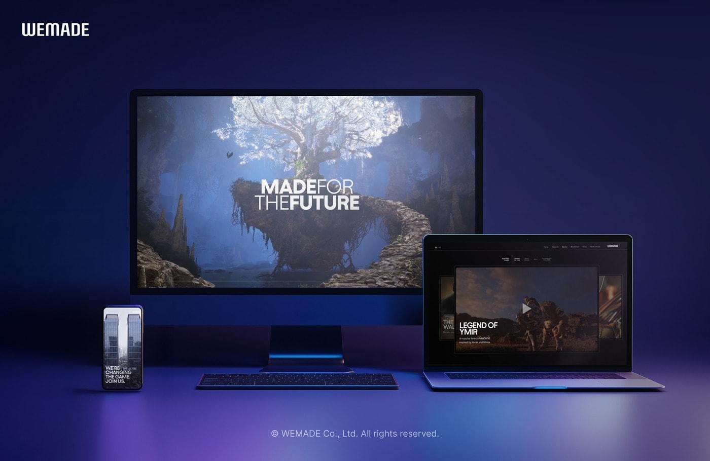 위메이드가 21일 기업 공식 홈페이지를 개편했다.(위메이드 제공. 재판매 및 DB금지)2026.4.21 ⓒ 뉴스1