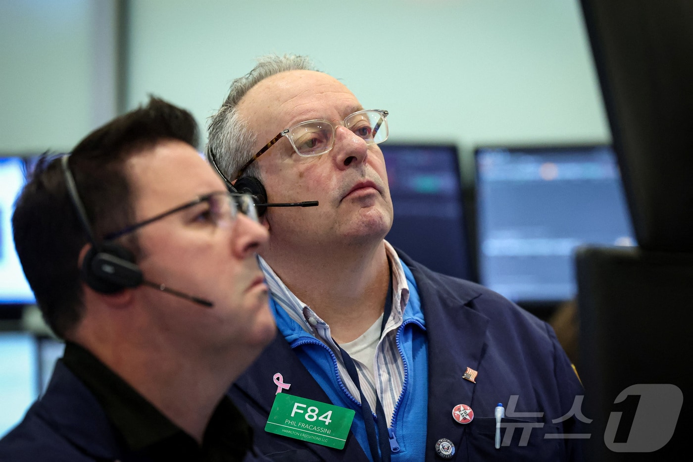 미증시 트레이더들. ⓒ 로이터=뉴스1