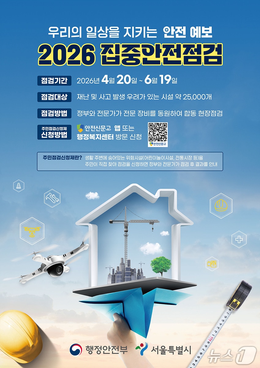 2026 집중안전점검 안내 포스터.(양천구 제공)