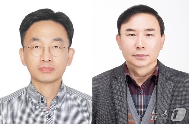 장성재 충북경찰청 감사계장(왼쪽), 차상학 안보수사대장.(충북경찰청 제공. 재판매 및 DB금지)