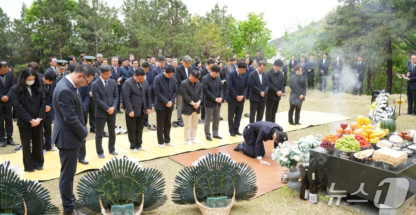 세명대학교 설립자 고 민송(民松) 권영우 박사의 20주기 추모식(세명대 제공. 재판매 및 DB금지) 