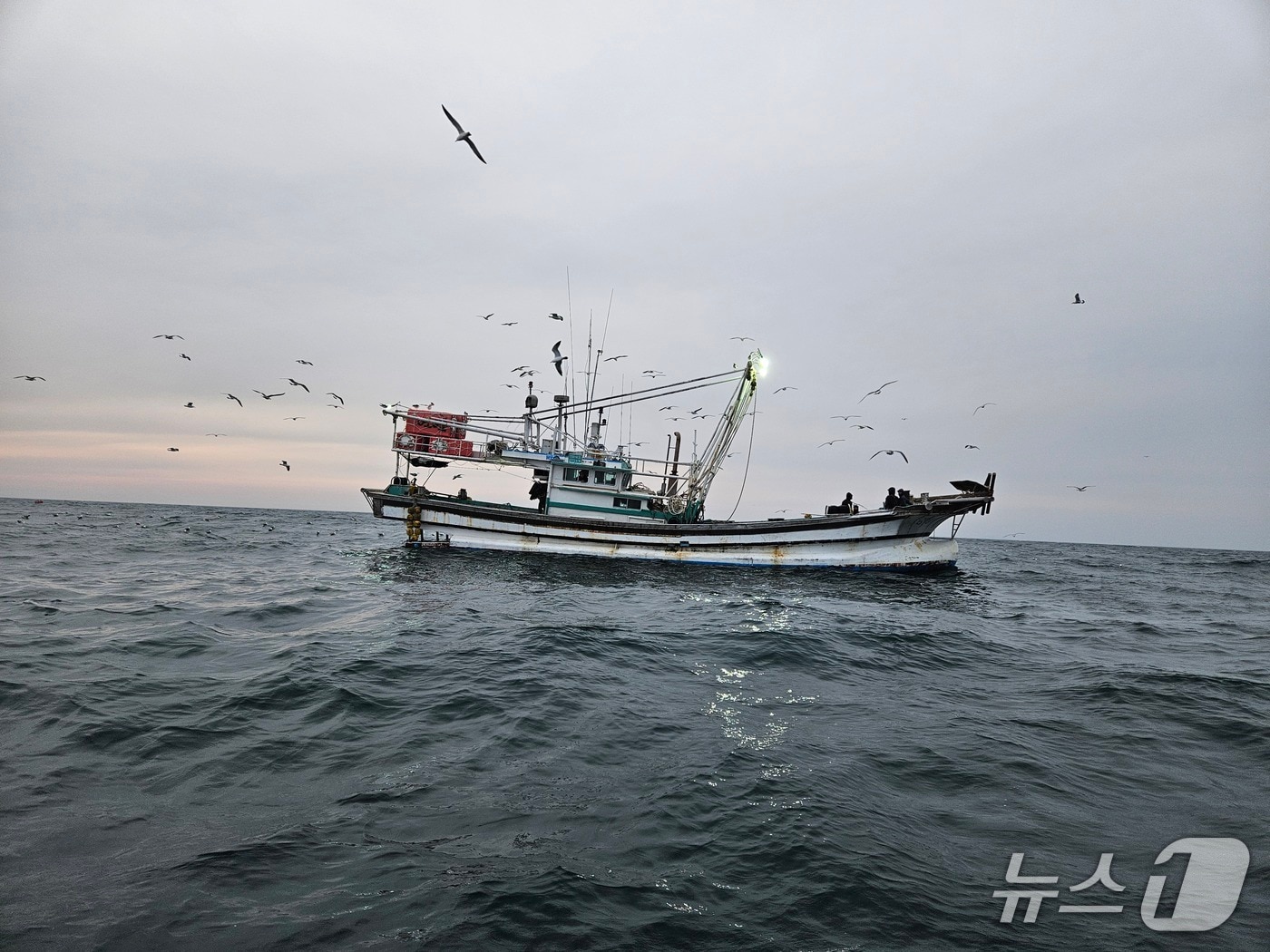적발된 어선.(군산해경 제공. 재판매 및 DB 금지)