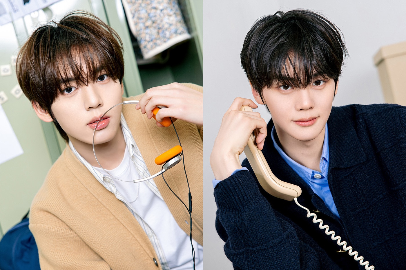 앤더블의 한유진과 김규빈. (두산 베어스 제공)