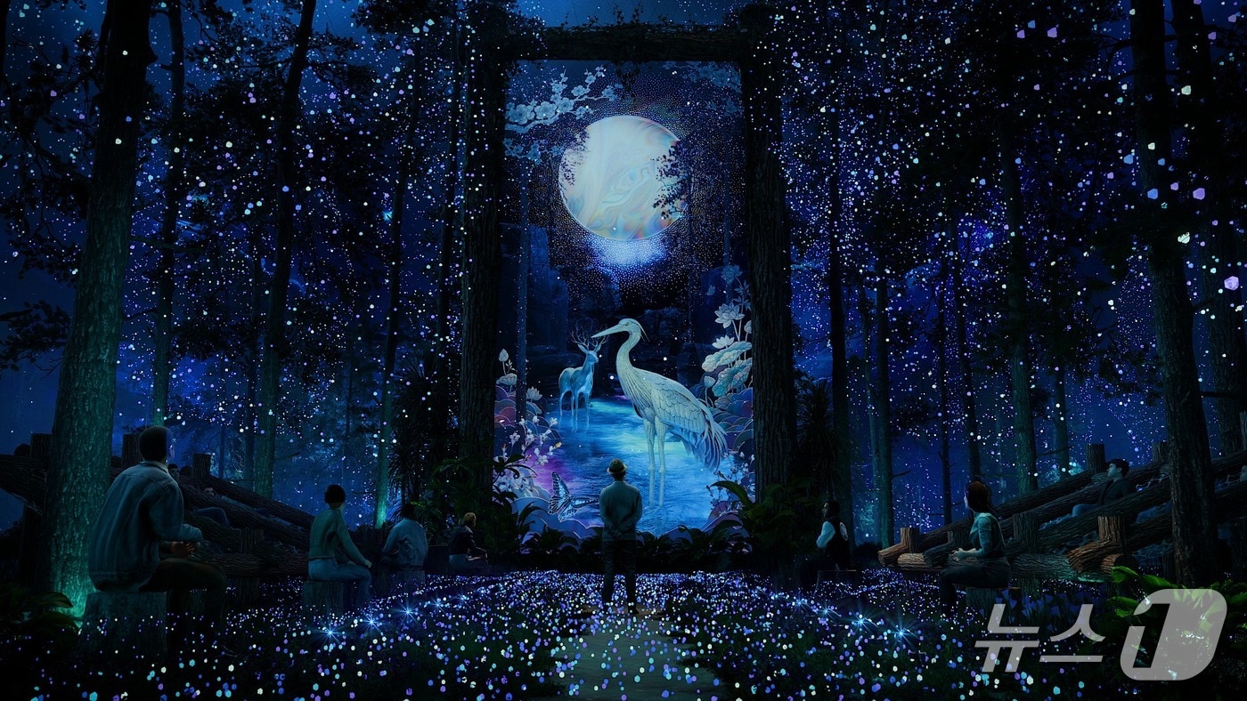 하슬라강릉 이머시브 아트쇼 '인피니티 포레스트'(강릉시 제공, 재판매 및 DB 금지) 2026.4.24/뉴스1