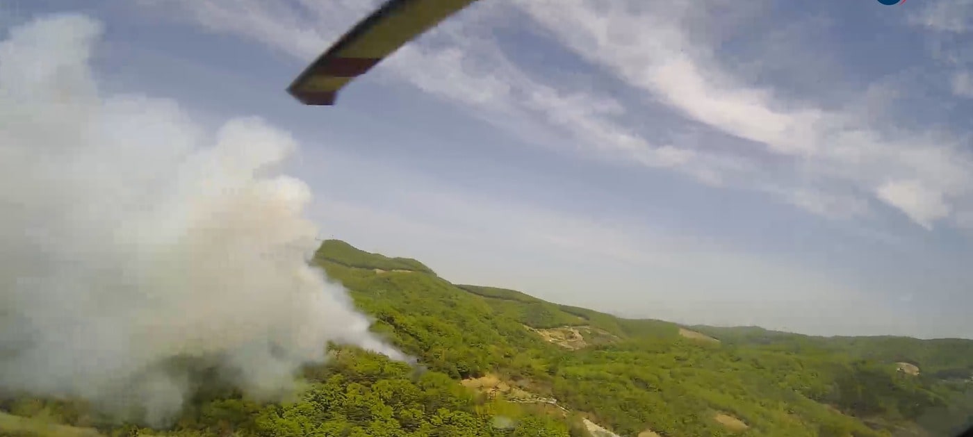 공주시 계룡면 산불 현장.(산림청 제공. 재판매 및 DB금지)/뉴스1