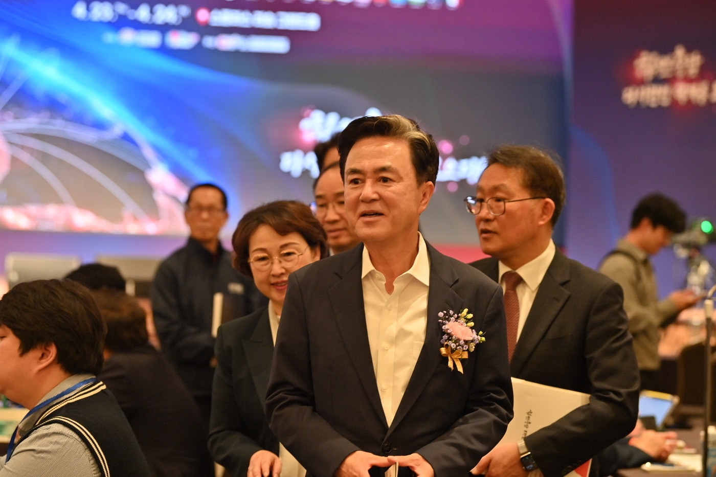'2026 해외사무소 바이어 초청 수출상담회' 찾은 김태흠 충남지사(도 제공. 재판매 및 DB금지)/뉴스1