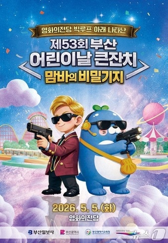 '제53회 어린이날 큰잔치' 포스터.(부산시 제공. 재판매 및 DB금지)