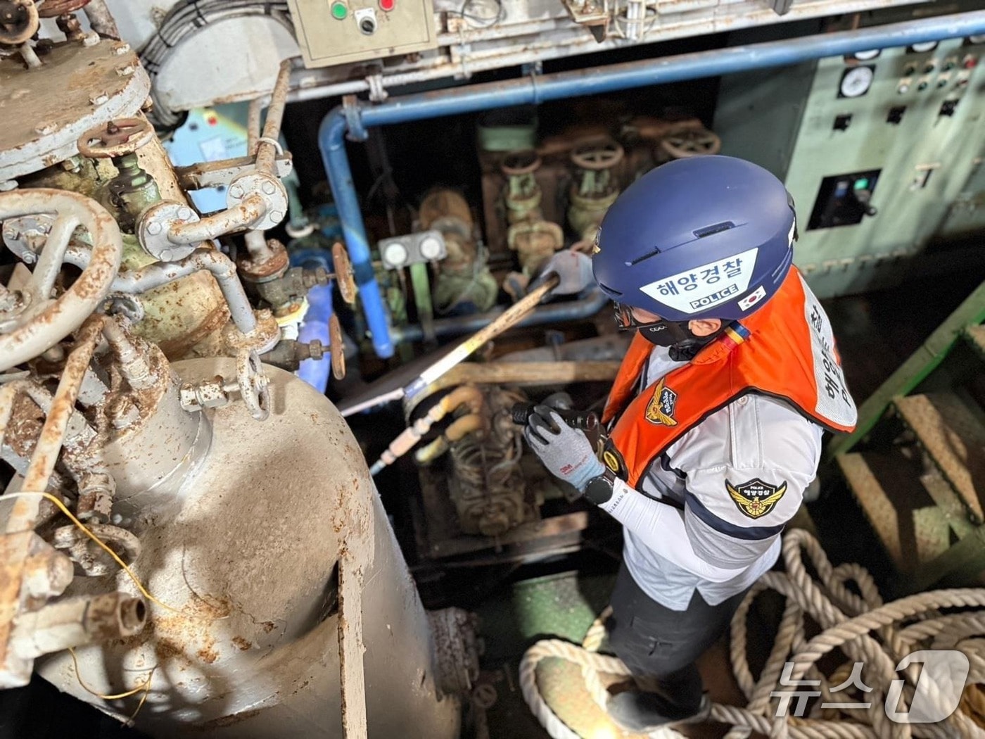  해양오염 취약선박 실태조사(해양경찰청 제공/뉴스1)