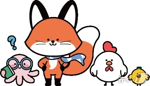  강원교육 캐릭터 '여우리와 친구들'(감자별 친구들).(강원교육청 제공, 재판매 및 DB금지)