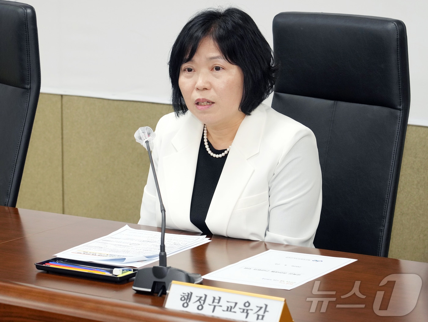 제주특별자치도교육감 권한대행인 최은희 행정부교육감.(제주특별자치도교육청 제공, 재판매 및 DB 금지) ⓒ 뉴스1 오미란 기자