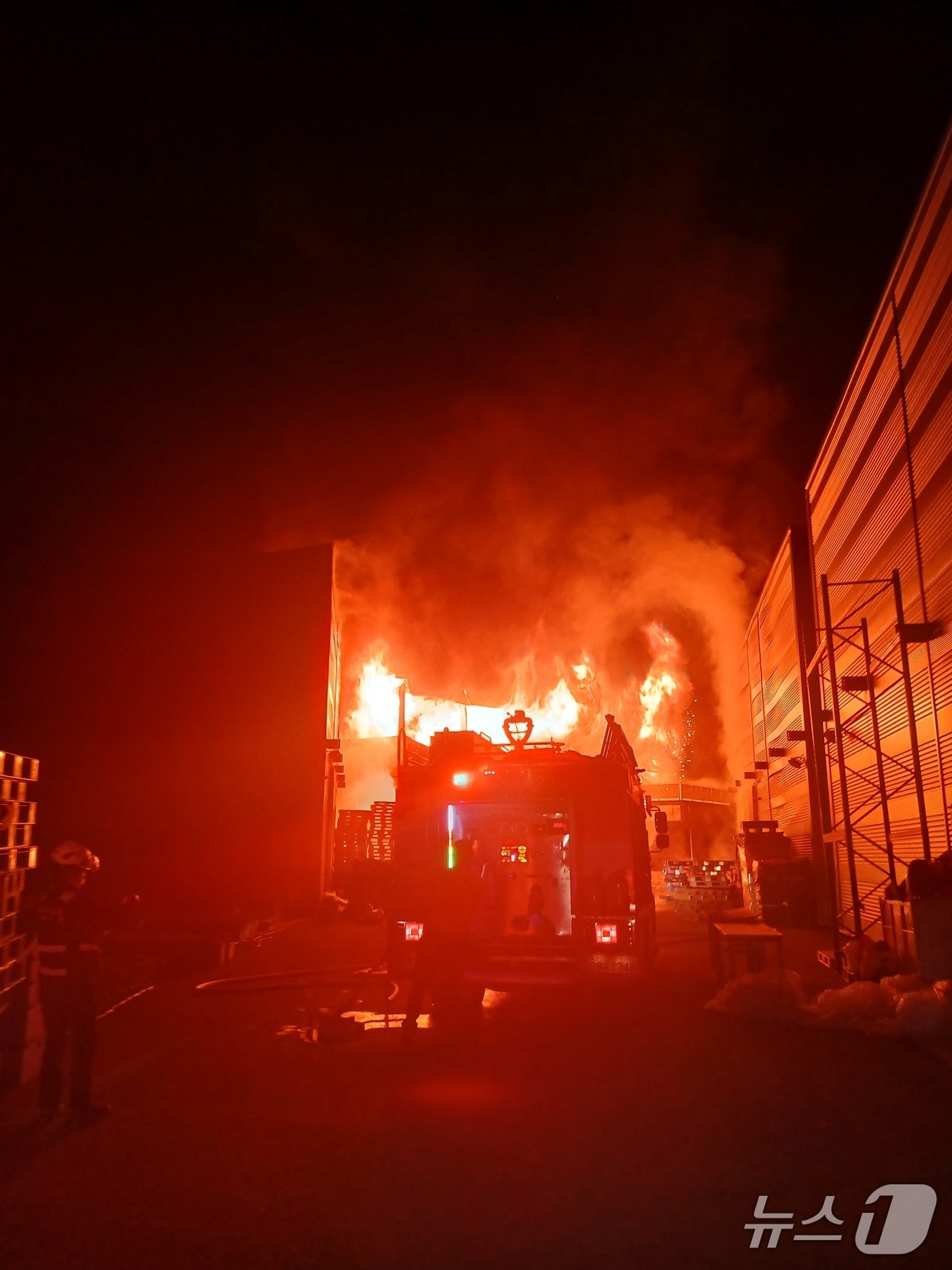 화재현장.(충북소방본부 제공. 재판매 및 DB금지)
