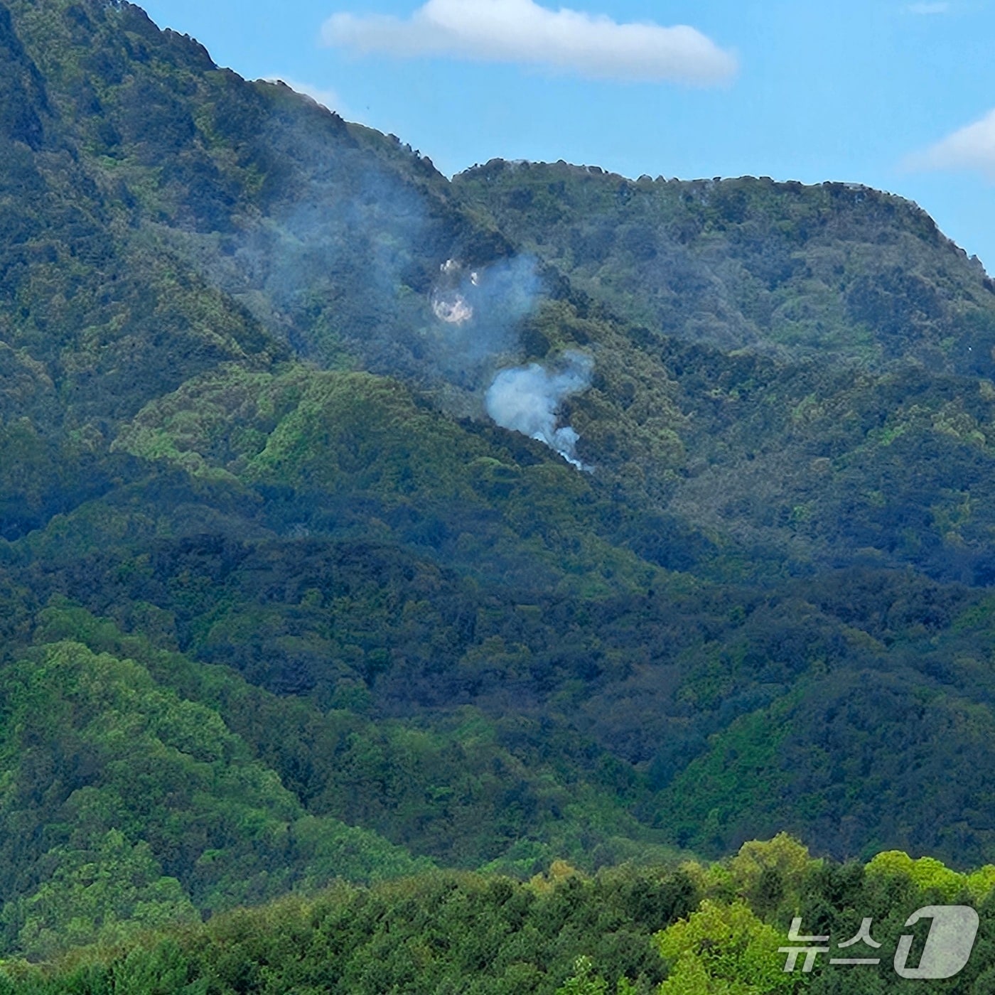 강원 홍천군 내촌면 도관리 산불 현장.(뉴스1 DB)